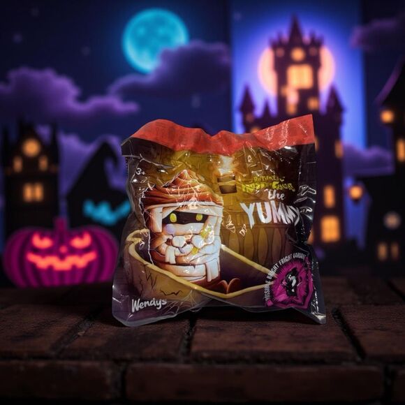 New Wendy's 2025 Frosty Frights Variant Yummy Mummy Wendy’s Kids Meal Toy A22 - Picture 1 of 5